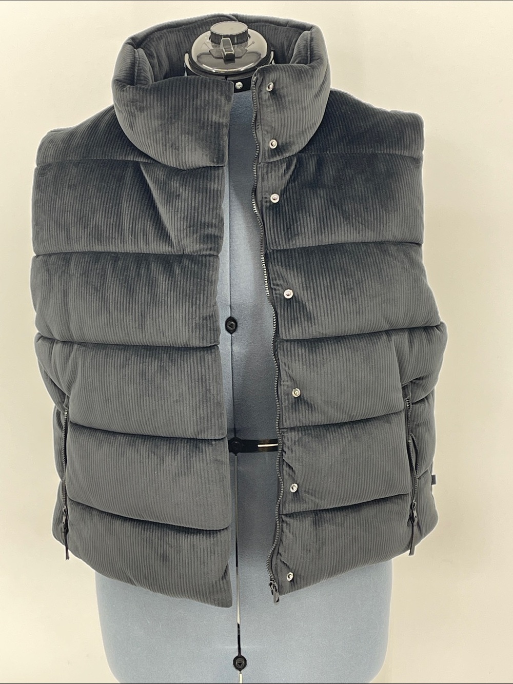 AVIA Puffer Vest - Charcoal Gray WOMENS SIZE L